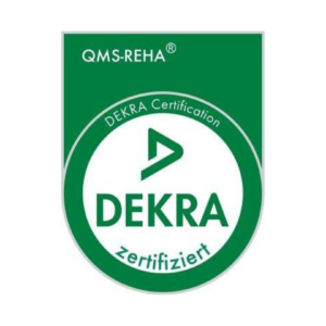 Siegel DEKRA zertifiziert QMS-REHA
