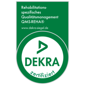 Siegel DEKRA zertifizierte Rehabilitations-spezifisches Qualitätsmanagement QMS-REHA www.dekra-siegel.de