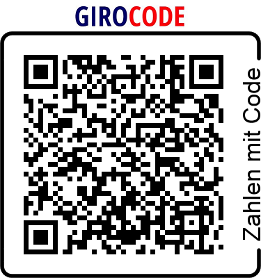 QR Code Girocoade zum Zahlen via Code an das Konto des Freundeskreises Klinik Wartenberg e.V.